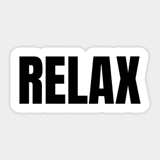 Relax Sticker